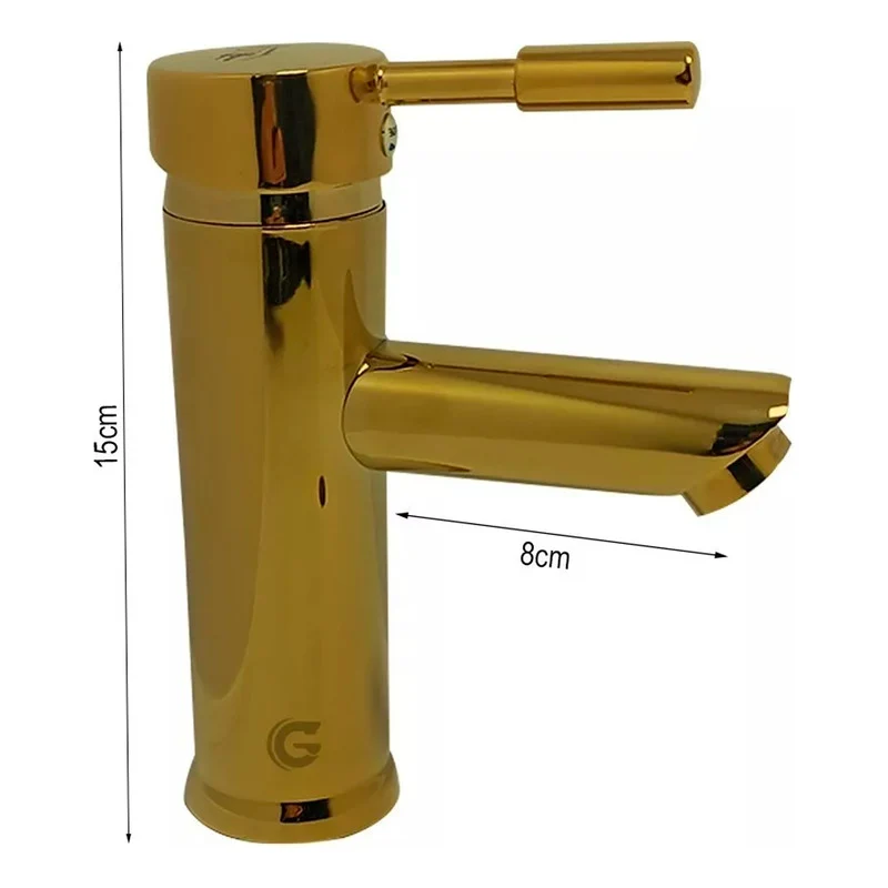 Combo Placa Doble Lavam.121*46,5cm+grifo Monoc.+push Oro4 Grifos Center