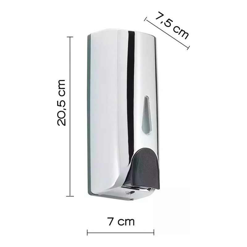 Dispensador En Abs Cromado 300 Ml Grifos Center
