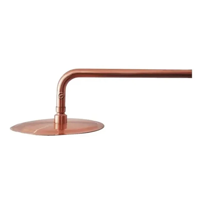 Ducha Cobre Slim 20cm Acabado Cobre Incluye Tubo 40cm Grifos Center