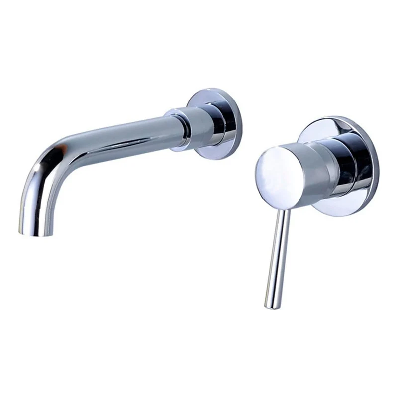 Griferí Llave Lavamanos Monocontrol Pared Cromada Grifos Center