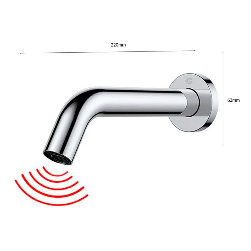 Griferia Llave Sensor Lavamanos Pared Institucional Grifos Center