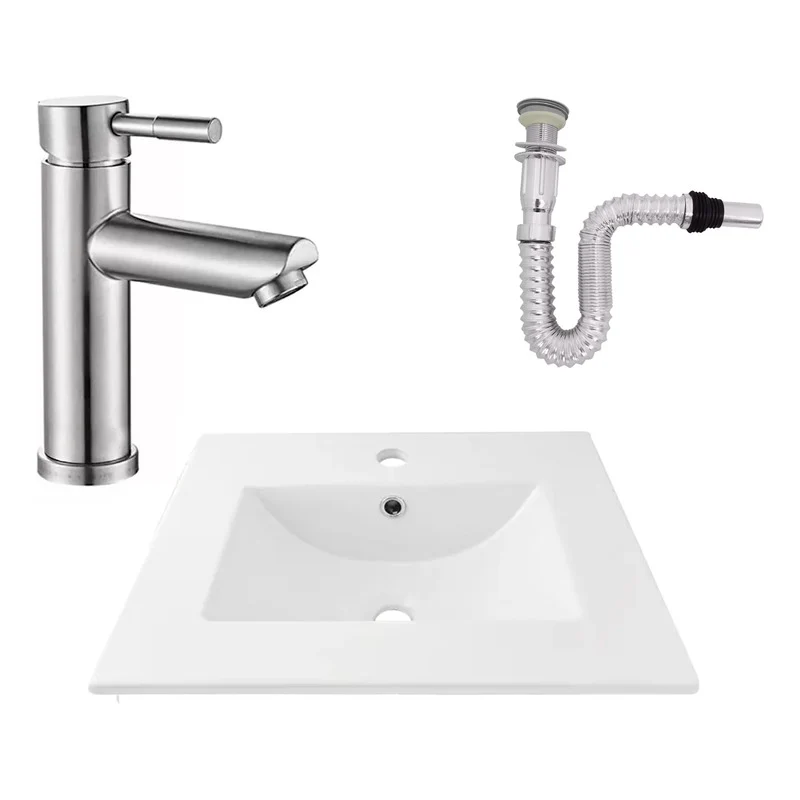 Kit Placa Lavam.51*46.5cm+griferia Monocontrol+push Flex7 Grifos Center