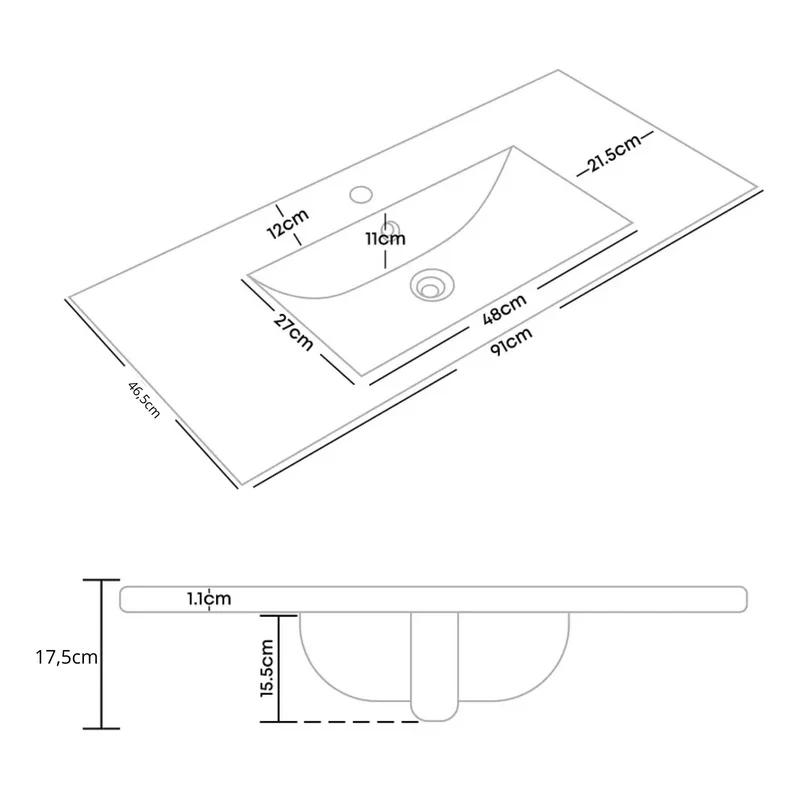 Kit Placa Lavaman.91*46.5cm+griferia Monocontrol+push Flex2 Grifos Center