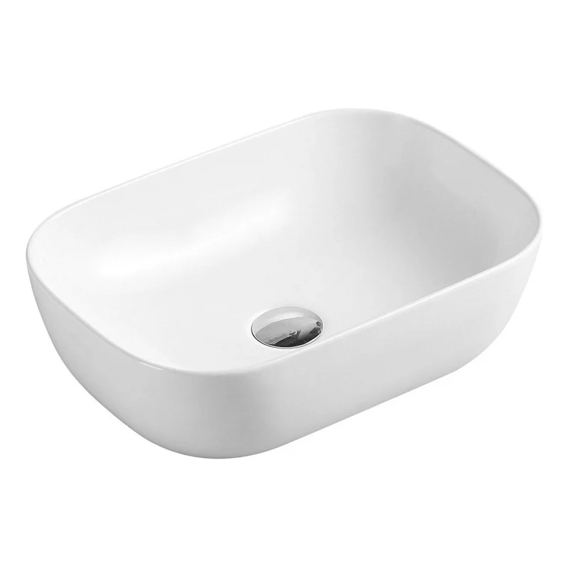 Lavamanos Porcelana De Sobreponer Rectangular 400x300x140 Grifos Center