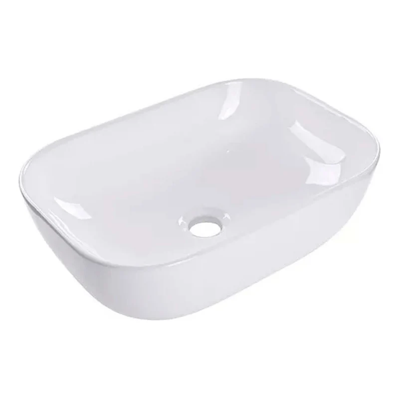 Lavamanos Rectangular Porcelana Blanco 455x325x135 Grifos Center