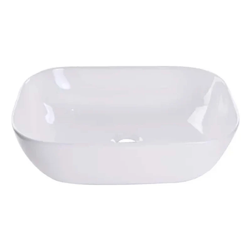 Lavamanos Rectangular Porcelana Blanco 455x325x135 Grifos Center