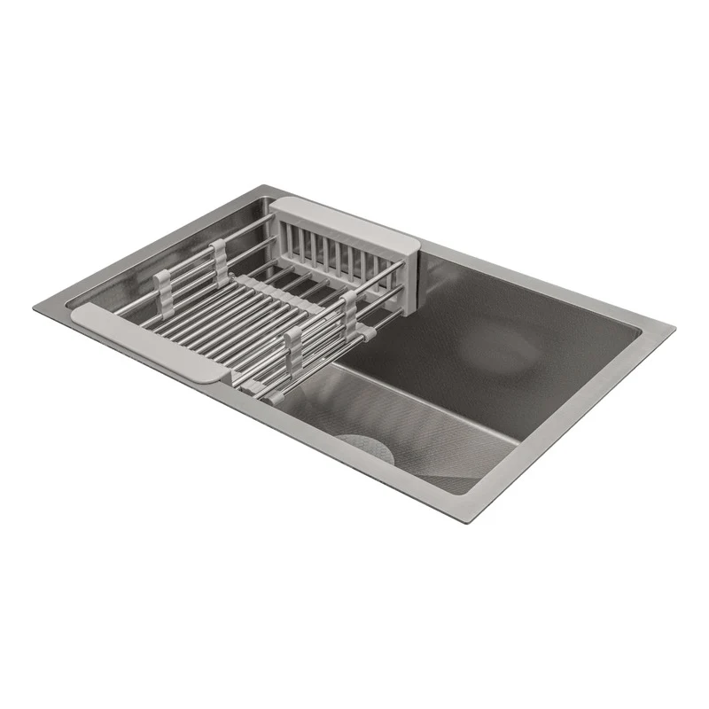 Lavaplatos Silver Gris 60*40*22cm + Accesorios Grifos Center