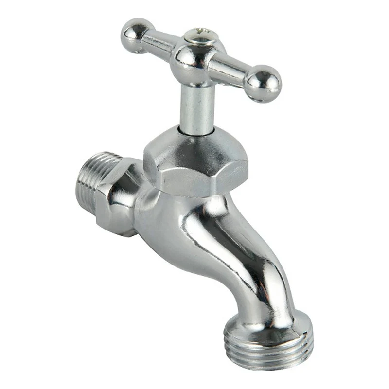 Llave De Jardin De 1/2 Cromada En Zamak Grifos Center