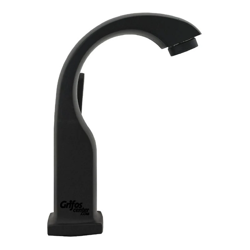 Llave Lavamanos Baja Cisne Black Grifos Center