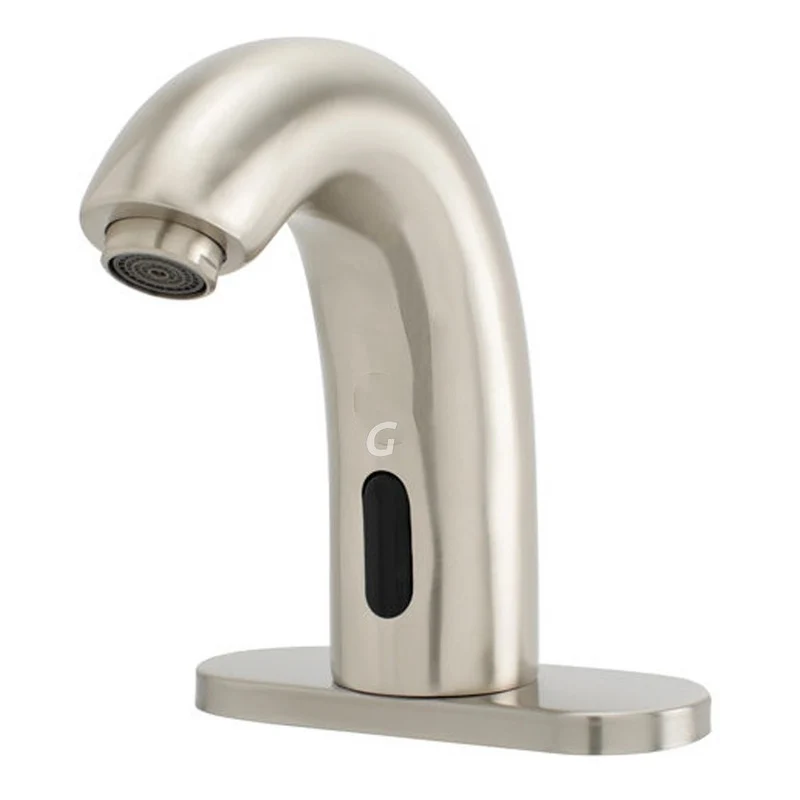 Llave Lavamanos Con Sensor Automatico Cuello Curvo Grifos Center