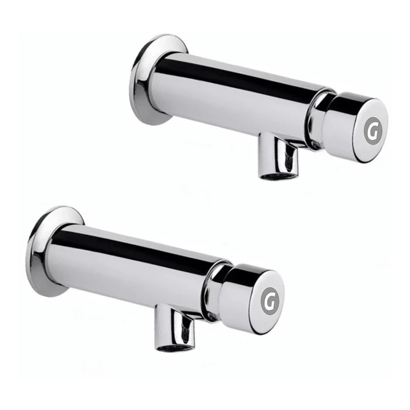 Llave De Push De Pared Para Uso Institucional Grifos Center