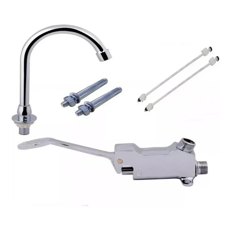 Llave Válvula Pedal Metálica Tráfico Pesado Grifos Center