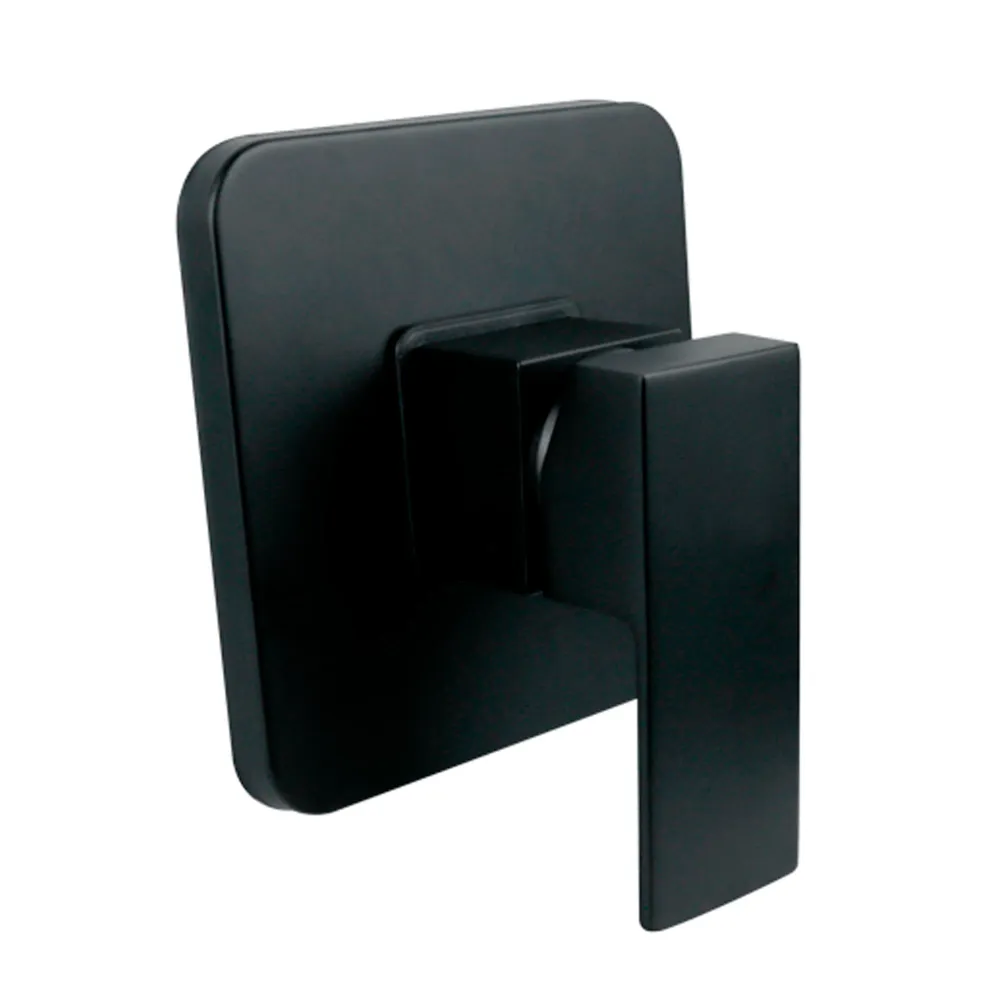 Mezclador Monocontrol Ducha Cuadrada Negro Mate Grifos Center