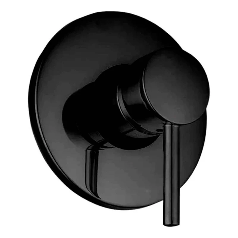 Monocontrol Ducha Negro Redondo Grifos Center