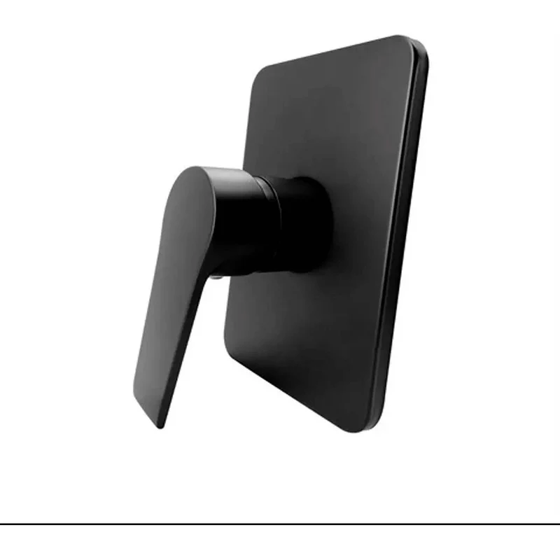 Monocontrol Ducha Rectangular Negro Mate Grifos Center