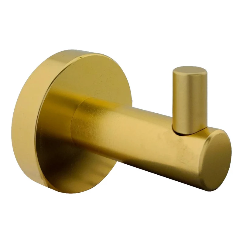 Perchero Sencillo Para Baño Aluminio Dorado Cepillado Jade Grifos Center