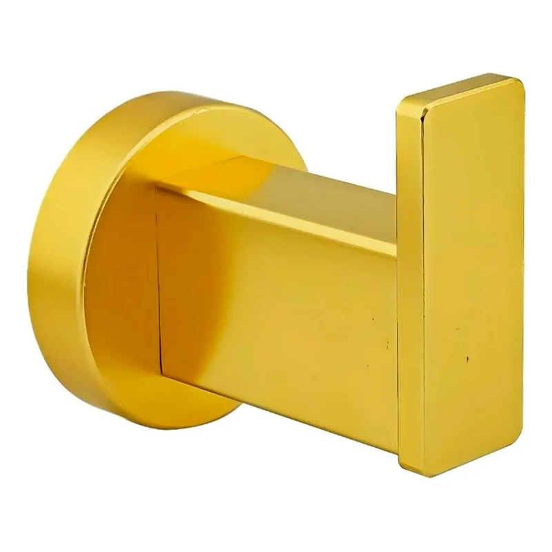 Perchero Sencillo Para Baño Aluminio Dorado Cepillado Amat Grifos Center