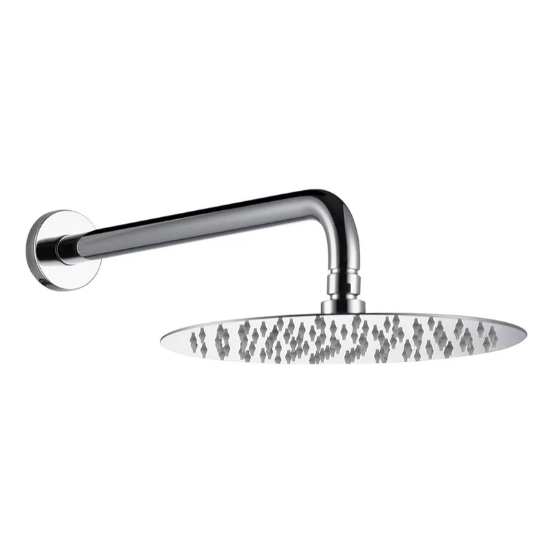 Regadera Cromada De 6 Pulgadas Con Tubo Grifos Center