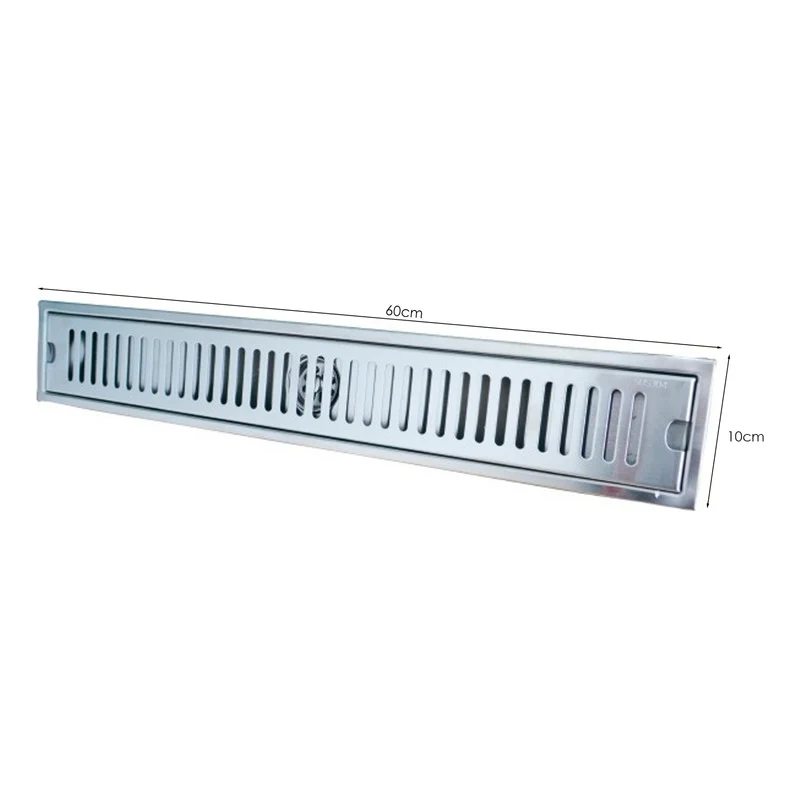 Rejilla De Acero Para Piso Rectangular 60x10 Grifos Center