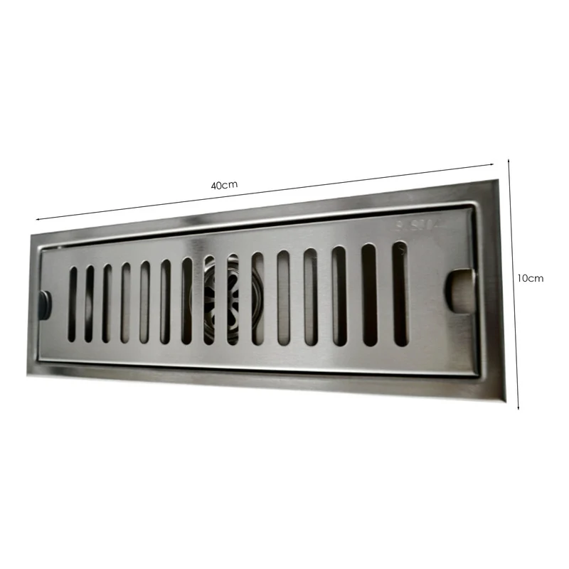 Rejilla Para Baño 40x10 Cm Grifos Center
