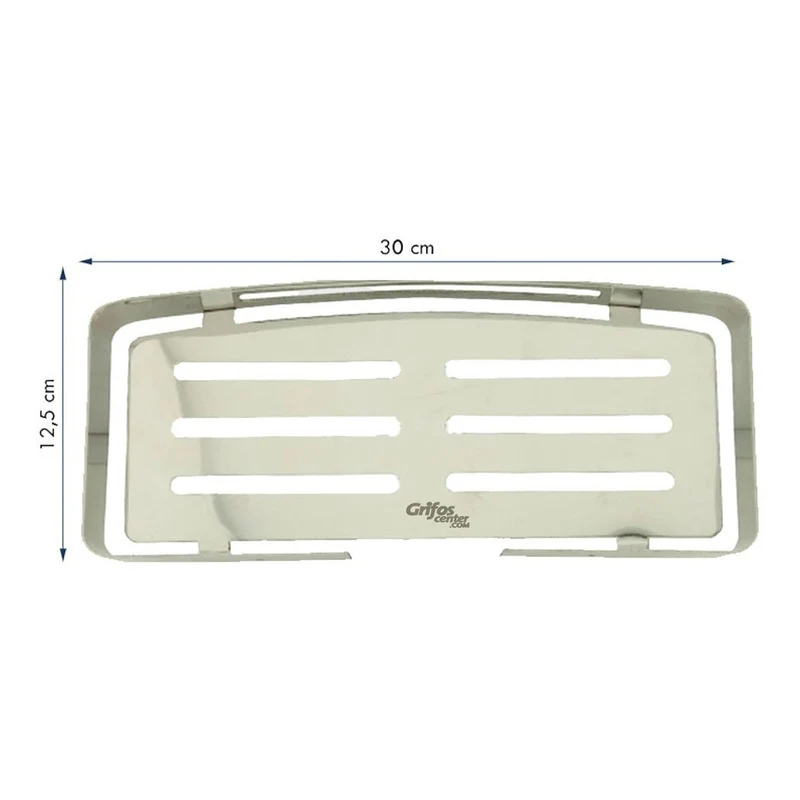 Repisa De Baño Rectangular En Acero 304+ Grifos Center