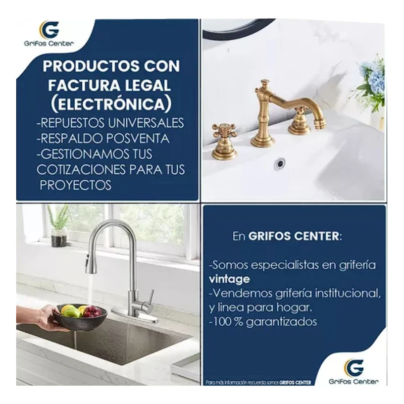 Repuesto De Accionador De Desagüe De Push Grifos Center