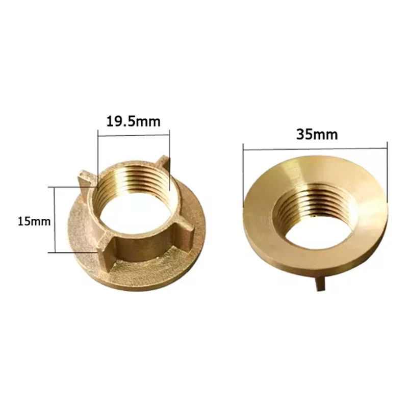 Repuesto Tuerca De 1/2 En Bronce Grifos Center