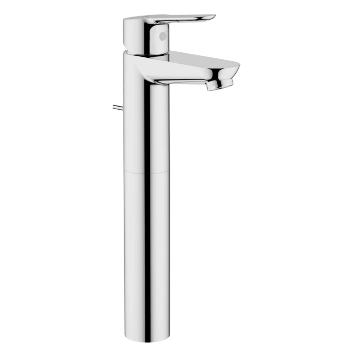 Monomando Grohe Alto Con Desague Bauedge Cromo Pv9493