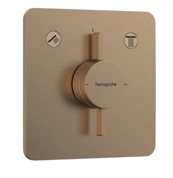 Grifo de Ducha Empotrado 2F Bronce Cepillado - Hansgrohe Duoturn Q Hansgrohe Ag