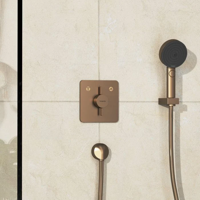 Grifo de Ducha Empotrado 2F Bronce Cepillado - Hansgrohe Duoturn Q Hansgrohe Ag