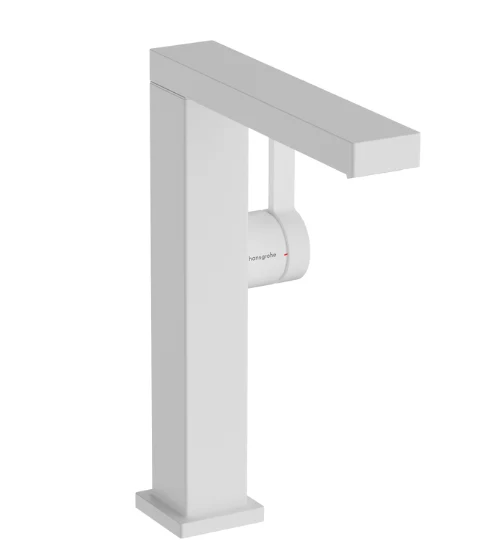 Grifo de Lavamanos 210 Fine CoolStart EcoSmart+ con Vaciador Blanco Mate - Hansgrohe Tecturis E Hansgrohe Ag