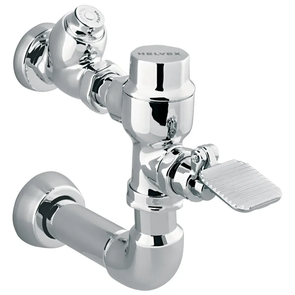 310-19-1 FLUXOMETRO P/MINGITORIO DE PEDAL EXPUESTO CROMO HELVEX
