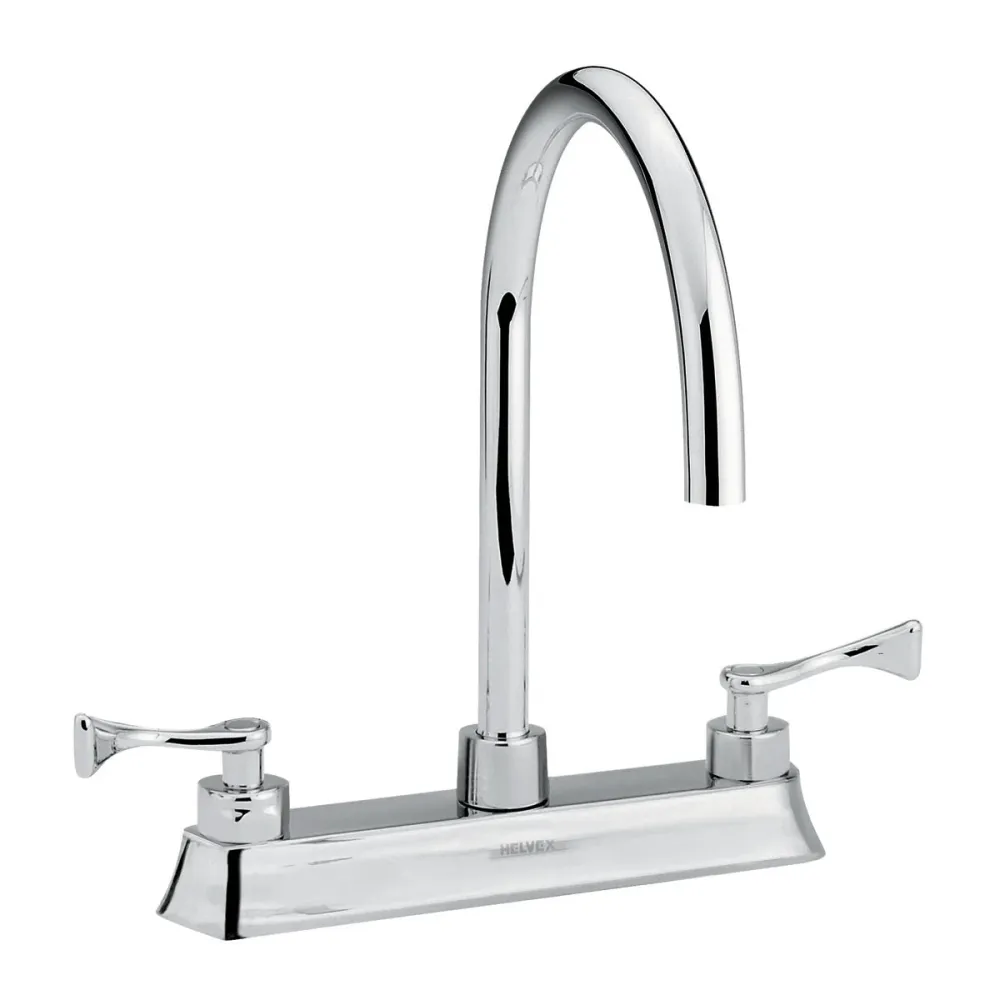 MONOMANDO HELVEX E-305 PARA FREGADERO CON SALIDA FLEXIBLE CROMO