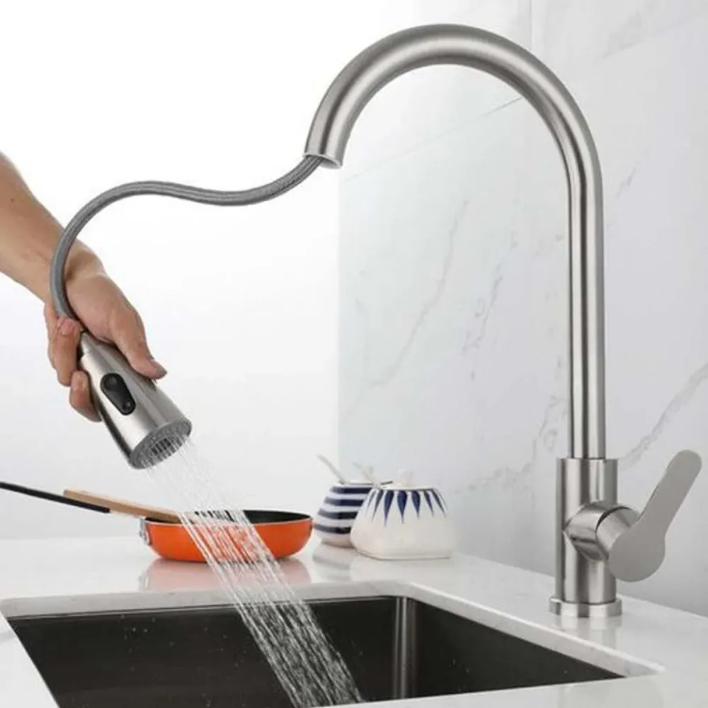 Llave de Lavaplatos Flexible Acero Inoxidable Importaciones CMF