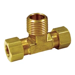 Conexión en T COMP 1/4 x 1/4"MPT LF JMF Company