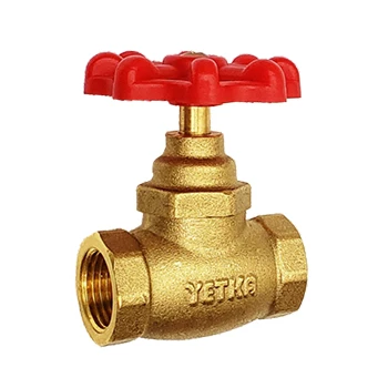 LLAVE DE PASO ROSCABLE 1/2" PESADA LATON KENNEDY STRUCTURES CORP.