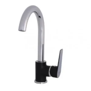 Llave lavaplato monomando Duo Nero