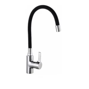 Llave lavaplato monomando flexible Negro