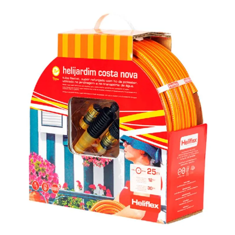 Manguera PVC Helijardin Nova Kit 15 Mm X 25 Mt Bonerva