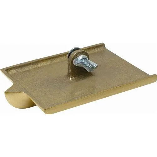 Acabadora de bronce Marshalltown® con mango largo - 6" x 4 1/2"