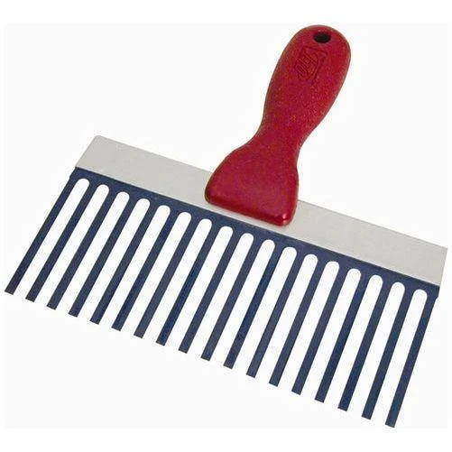 Marshalltown® Escarificador de acero azul de 8" con mango de espuma estructural