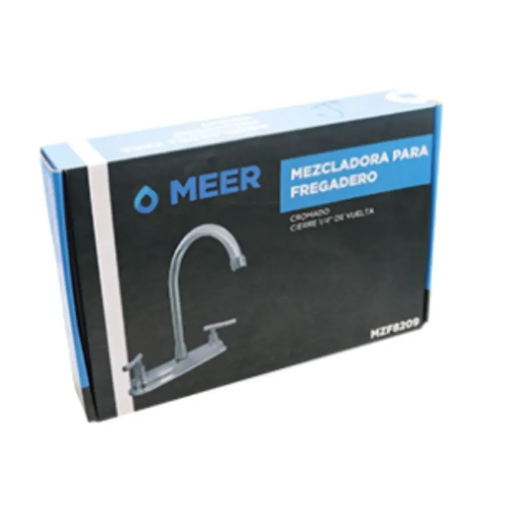 Mezcladora Fregadero Meer Cromada