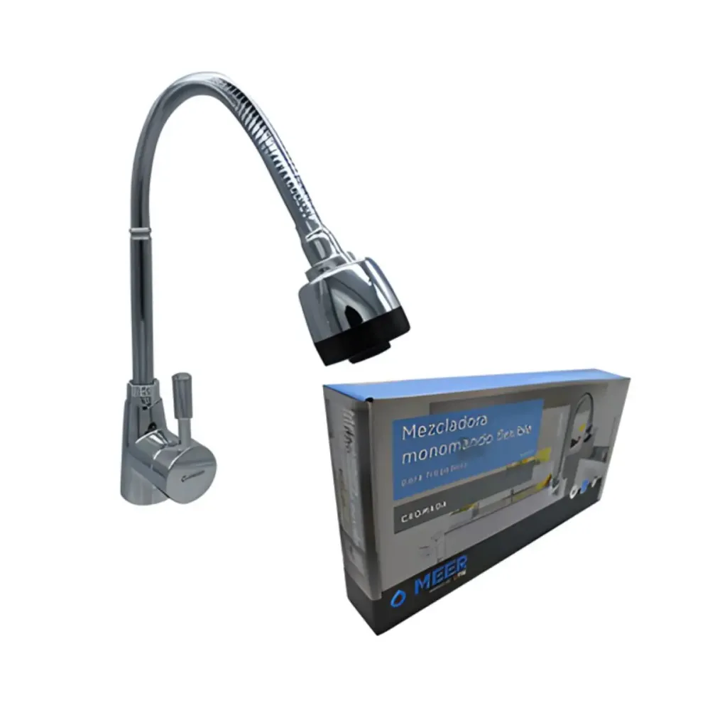 Mezcladora Monomando Flexible Fregadero Meer