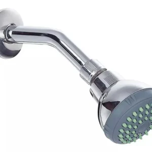 Regadera Tubo Meer Abs Plastica Cromada Color Plateado
