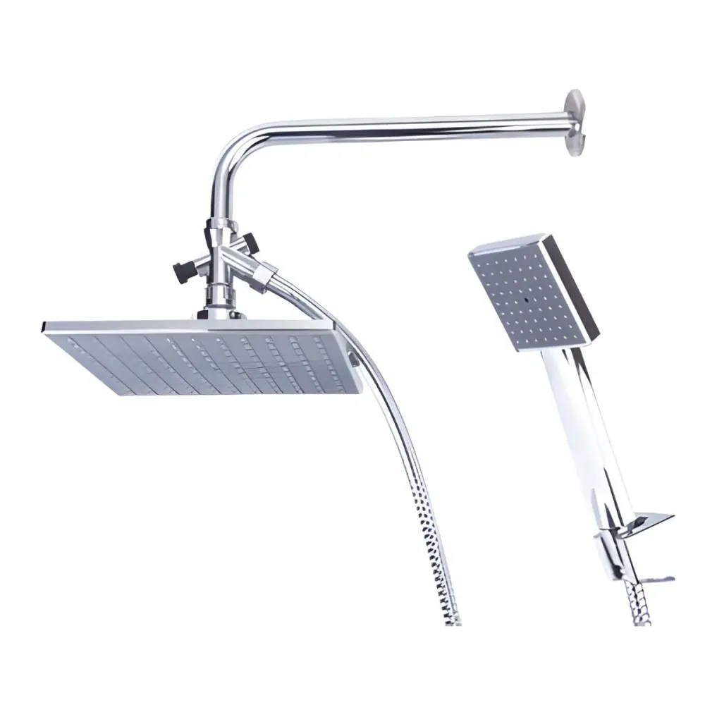 Set Regadera 8" Meer Telefono Cromado