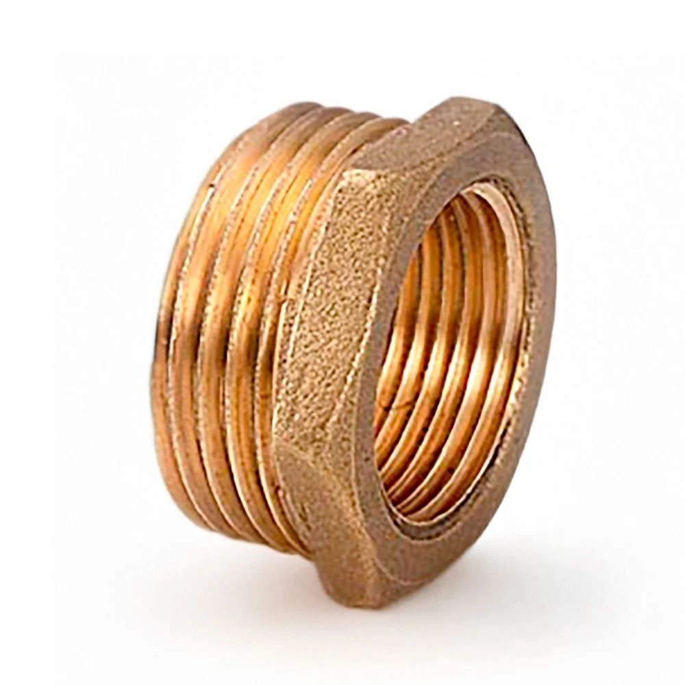 REDUCCIÓN HEXAGONAL M-H 1/2" x 3/8" LATÓN METALGRUP