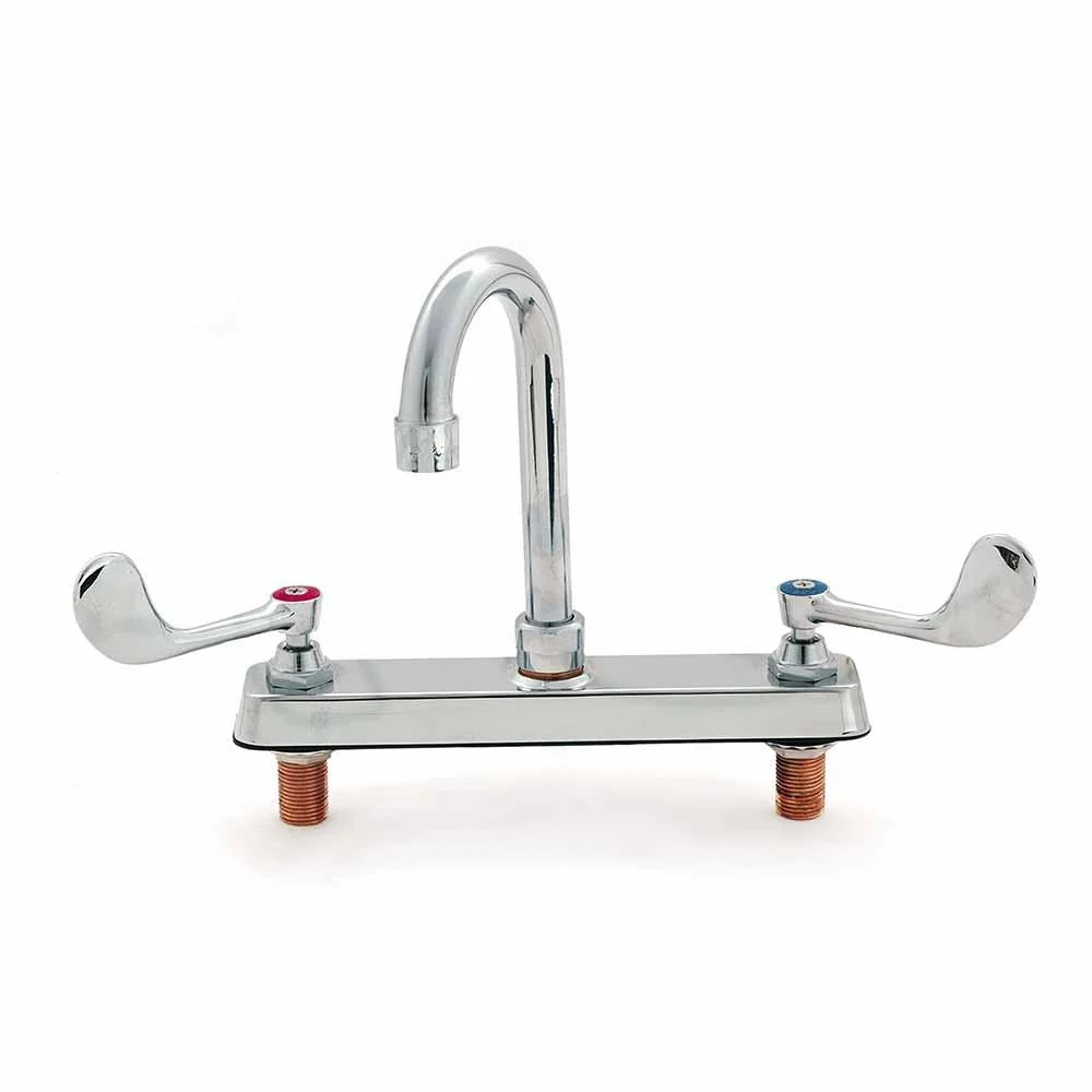 Llave Mezcladora De 8” De Cubierta Con Aletas Largas ¼ De Vuelta Migsa BXF-VW5G