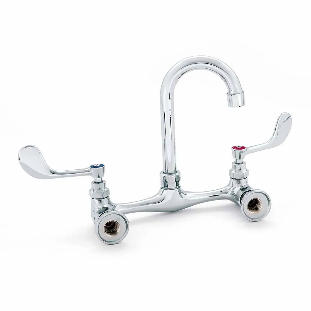 Llave Mezcladora De 8” De Pared Con Aletas Largas ¼ De Vuelta Migsa BXF-KW5G