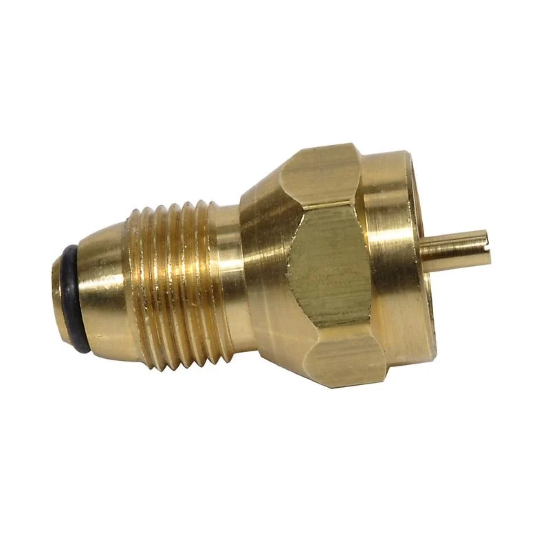 Adaptador de recarga para tanque de propano Mr. Heater con rosca hembra desechable de latón y punta blanda POL - Oferta de...