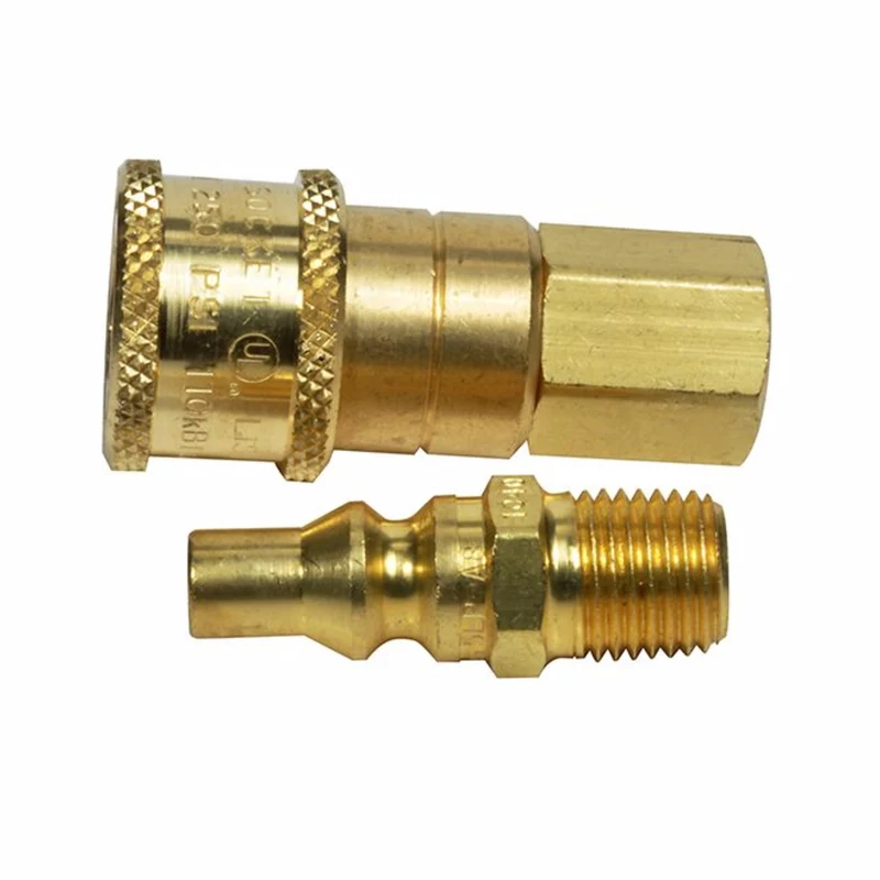 Mr. Heater 1/4 . D X 1/4 . D Brass FPT x MPT Quick Connect Adapter - Open Box